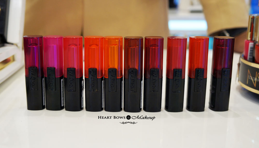 New L'Oreal Infallible Lipstick Swatches, Review & Price India