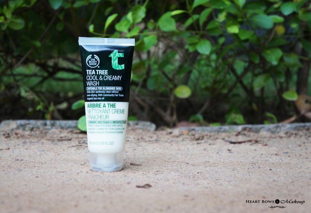 The Body Shop Tea Tree Cool & Creamy Face Wash Review, Price & Buy Online in India