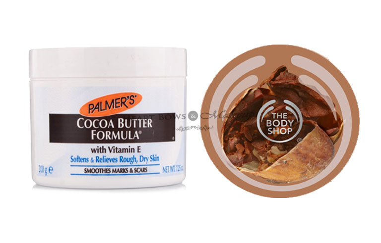 Best Body Shop & Affordable Body Butters: Palmer's Cocoa Butter & TBS Cocoa Body Butter