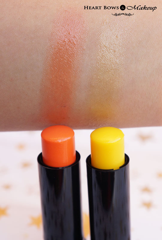 Maybelline Baby Lips Electro Pop Lip Balms Swatches & Review: Oh Orange & Fierce N Tangy