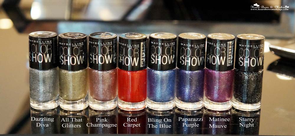 Best Beauty Brands: Maybelline Color Show Glitter Mania Nail Polishes