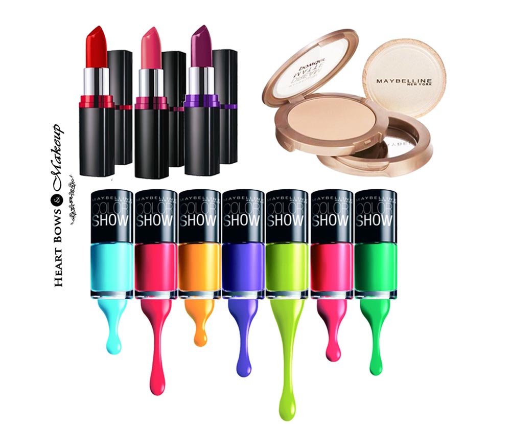 Best Maybelline Products & Must Haves: Color Show Nail Paints, Dream Matte Powder & Colorshow Lipsticks! Best Maybelline Products & Must Haves: Color Show Nail Paints, Dream Matte Powder & Colorshow Lipsticks!