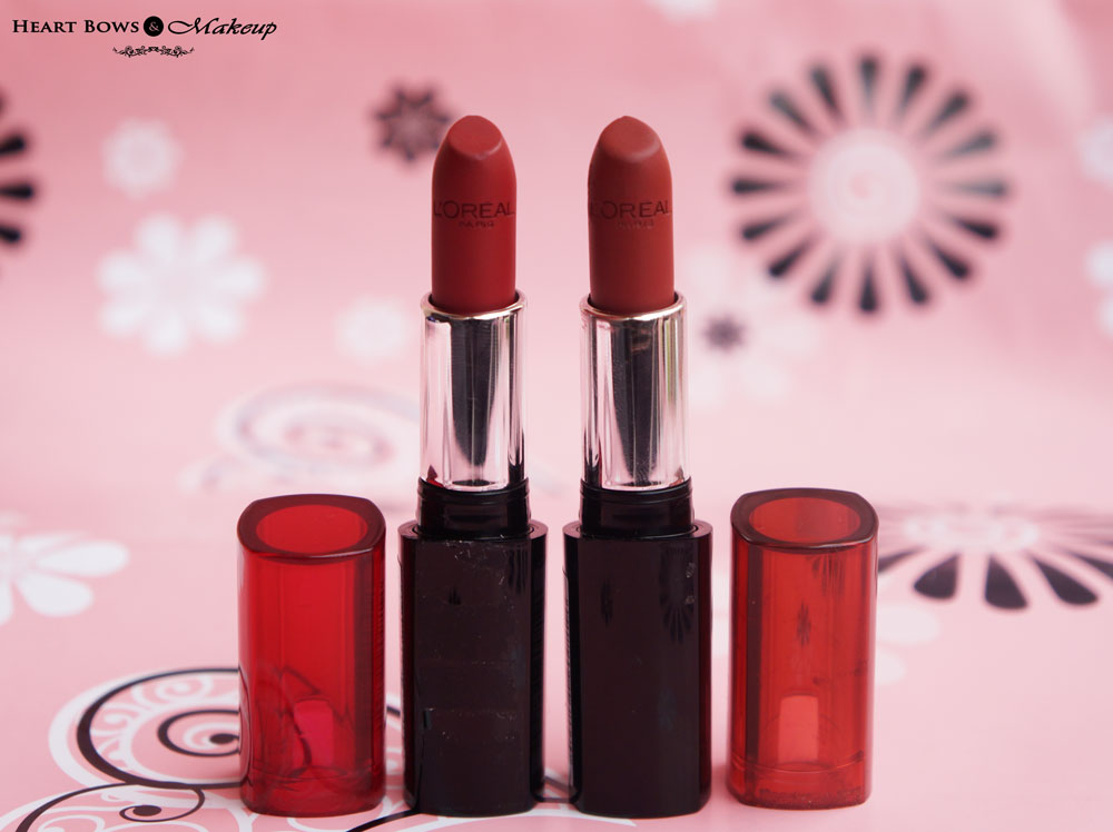 L'Oreal Infallible Lipsticks Persistent Plum & Resilient Raisin Review, Swatches, & Buy Online India