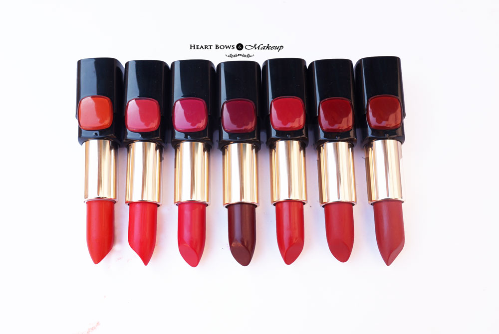 LOreal Red Collection Star Lipstick Review, Swatches & Price India