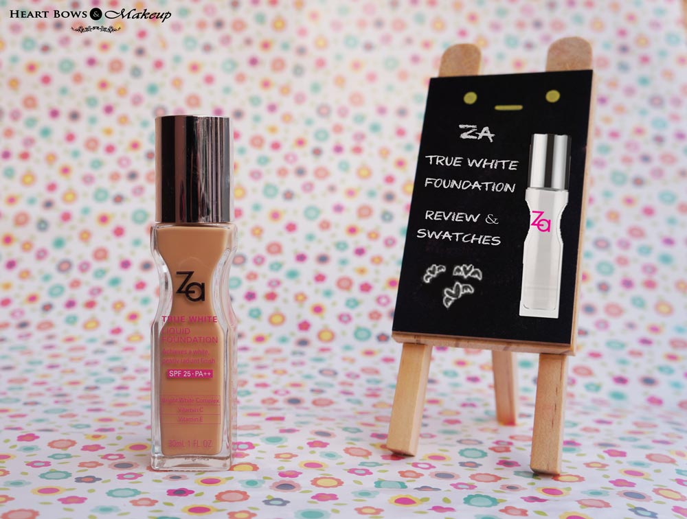 ZA True White Foundation OC 30 Review, Swatches, Price & Buy Online India