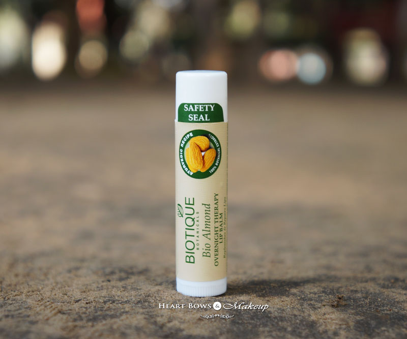 Biotique Almond Overnight Therapy Lip Balm Review, Price & Buy Online India