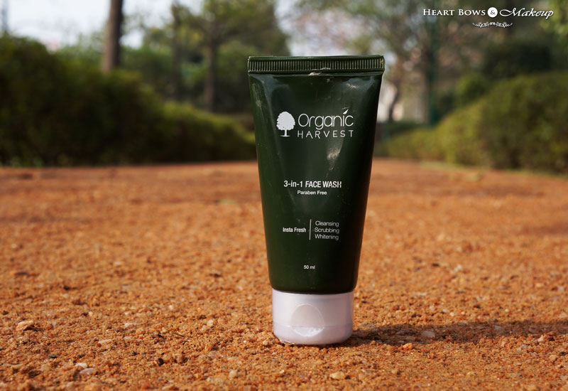 Organic Harvest 3 in 1 Face Wash Review, Price & Buy Online India