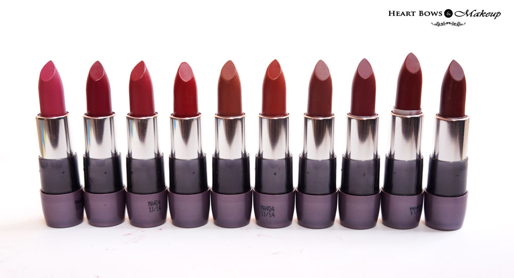 Oriflame The ONE Matte Lipstick Swatches, Review & Shades