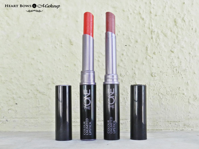 Oriflame The ONE Unlimited Lipsticks Endless Red & Mocha Intensity Review & Swatches