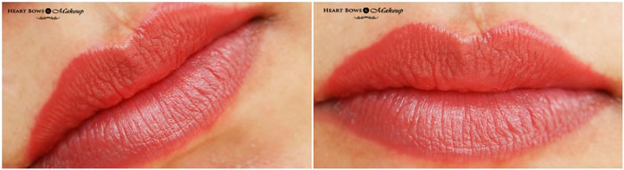 Oriflame The ONE Colour Unlimited Lipstick Endless Red Swatches & Review