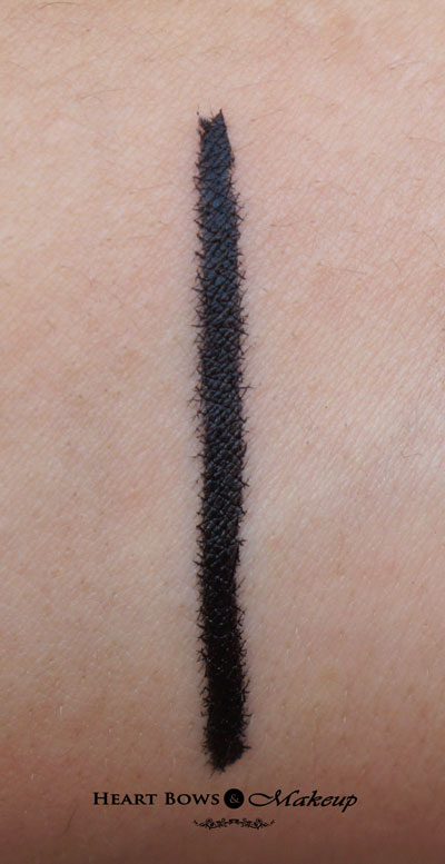 Maybelline The Colossal Liner Swatches & Review India