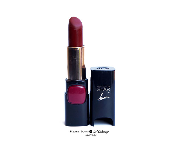 Sonam Kapoor's LOreal Red Lipstick Review, Swatches & Price India