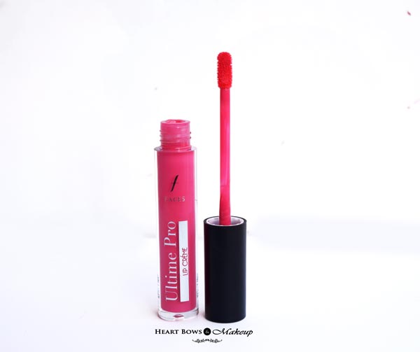 Best Pink Lipgloss India: Faces Ultime Pro Lip Creme Pink-A-Colada Review, Swatches, Price & Buy India