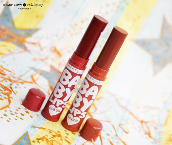 Maybelline Berry Sherbet & Spicy Cinnamon Lip Balm Review, Price & Buy India