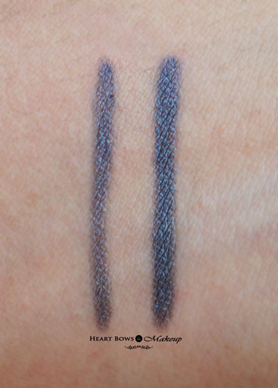 Maybelline The Colossal Kohl Smoked Silver Swatches & Review