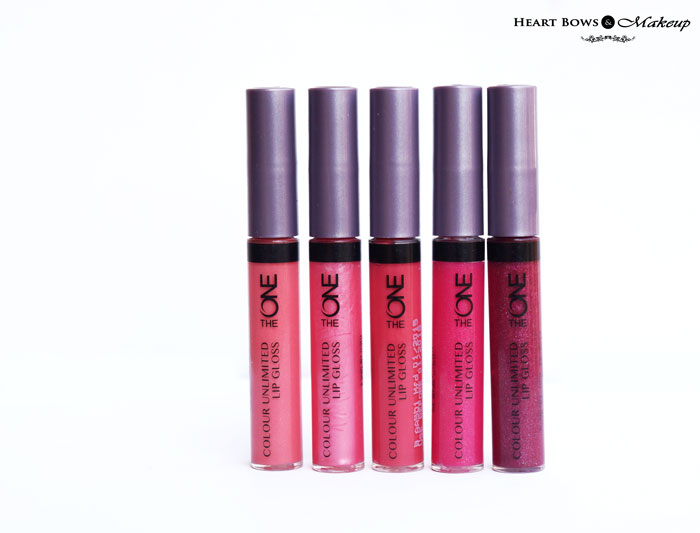 Oriflame The ONE Colour Unlimited Lip Gloss Review, Swatches, Price & Buy Online India