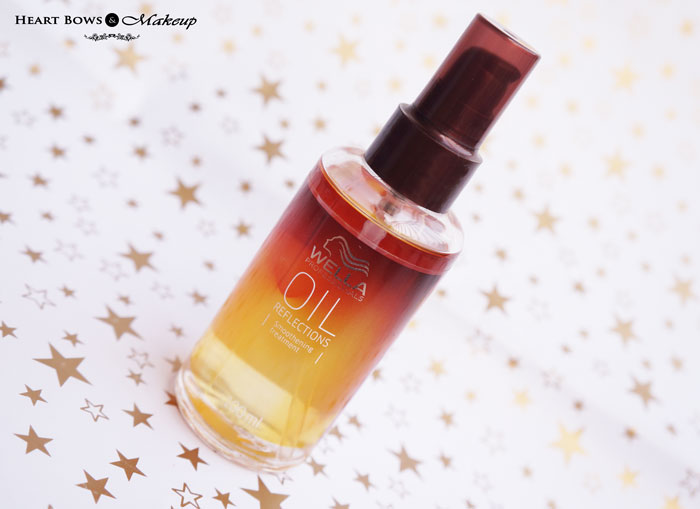 Best hair Serum For Colored & Fine Hair India: Wella Professionals Oil Reflections Hair Serum Review & Price India