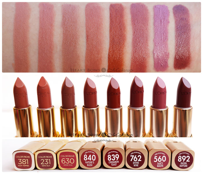 Best Brown Lipsticks For Warm Skintone By L'Oreal Paris - Heart Bows ...