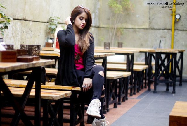 Indian Fashion Blog OOTD Girly Yet Grungy