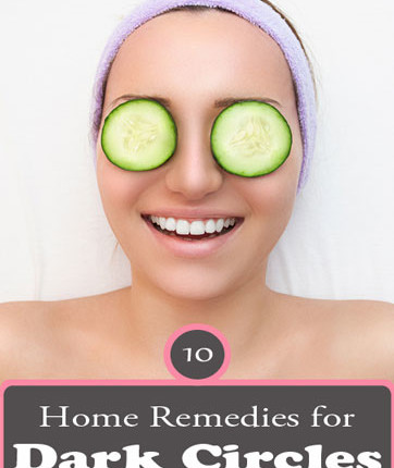 Natural Home Remedies For Dark Circles