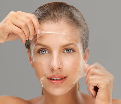 Peel off mask hair removal