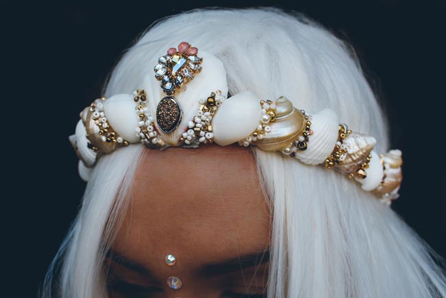 Trending Mermaid Crown With Shells