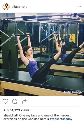 Best Fit Bollywood Actress Alia Bhatt Gym Inspiration