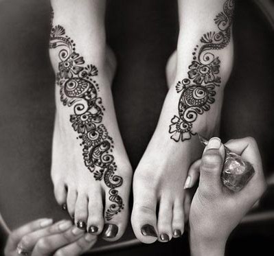 Mehndi Design For Feet 2016