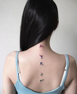 Small Birds Tattoos For Women Pinterest