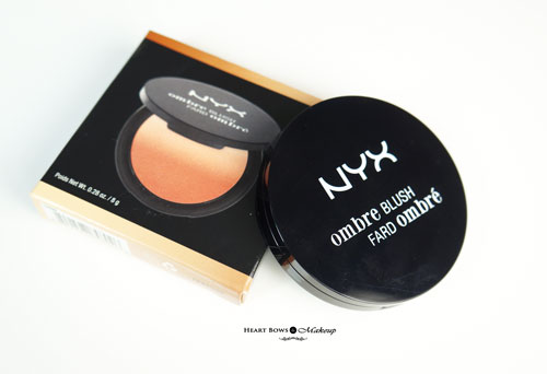 Nyx Ombre Blush Nude To Me Review Price Swatches India