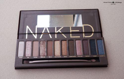UD Naked 1 Eyeshadow Palette Review Swatches Shades