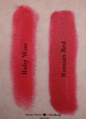 Best Mac Red Lipstick Ruby Woo Vs Russian Red