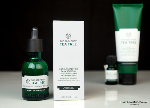 The Body Shop Tea Tree Anti Imperfection Daily Solution Review Price Buy Online India