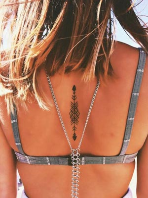 Small Beautiful Back Tattoos