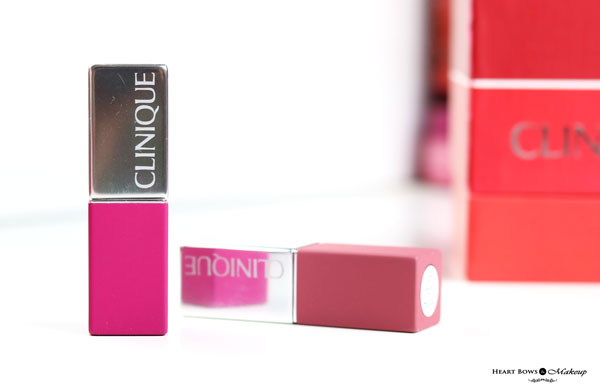 Clinique Pop Matte Lipstick Cute Pop Shock Pop Review Swatches Buy India