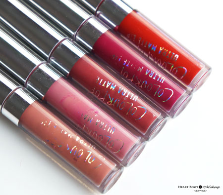 Colourpop Ultra Matte Lip Beeper Clueless Tulle More Better Creeper Swatches Review