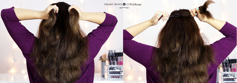 3 Easy & No-Heat Updos for Medium Hair: Step by Step Pictures - Heart ...