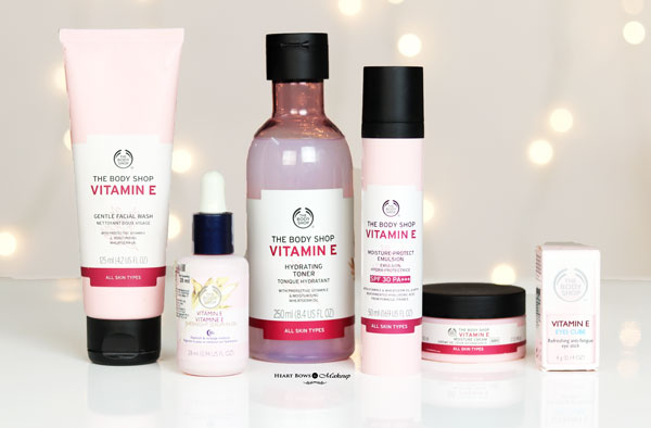 spanning voeden vroegrijp The Body Shop Vitamin E Skincare Range Review + Giveaway (5 Winners) -  Heart Bows & Makeup