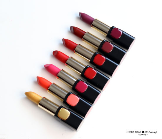 L'Oreal Gold Obsession Lipstick Review Swatches Price Buy Online India