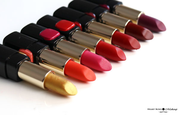 New Loreal Paris Gold Obsession Lipstick Review Swatches