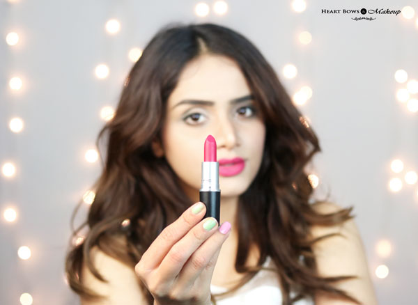 MAC All Fired Up Lipstick Review Best Indian Beauty Blogger
