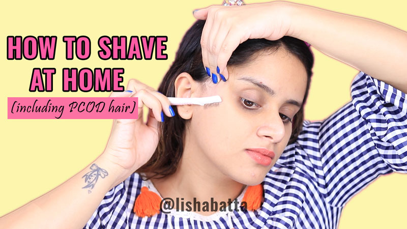 How To Shave Hair At Home With Razor Tutorial 1